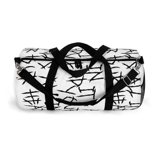 Kelly, White Duffel Bag